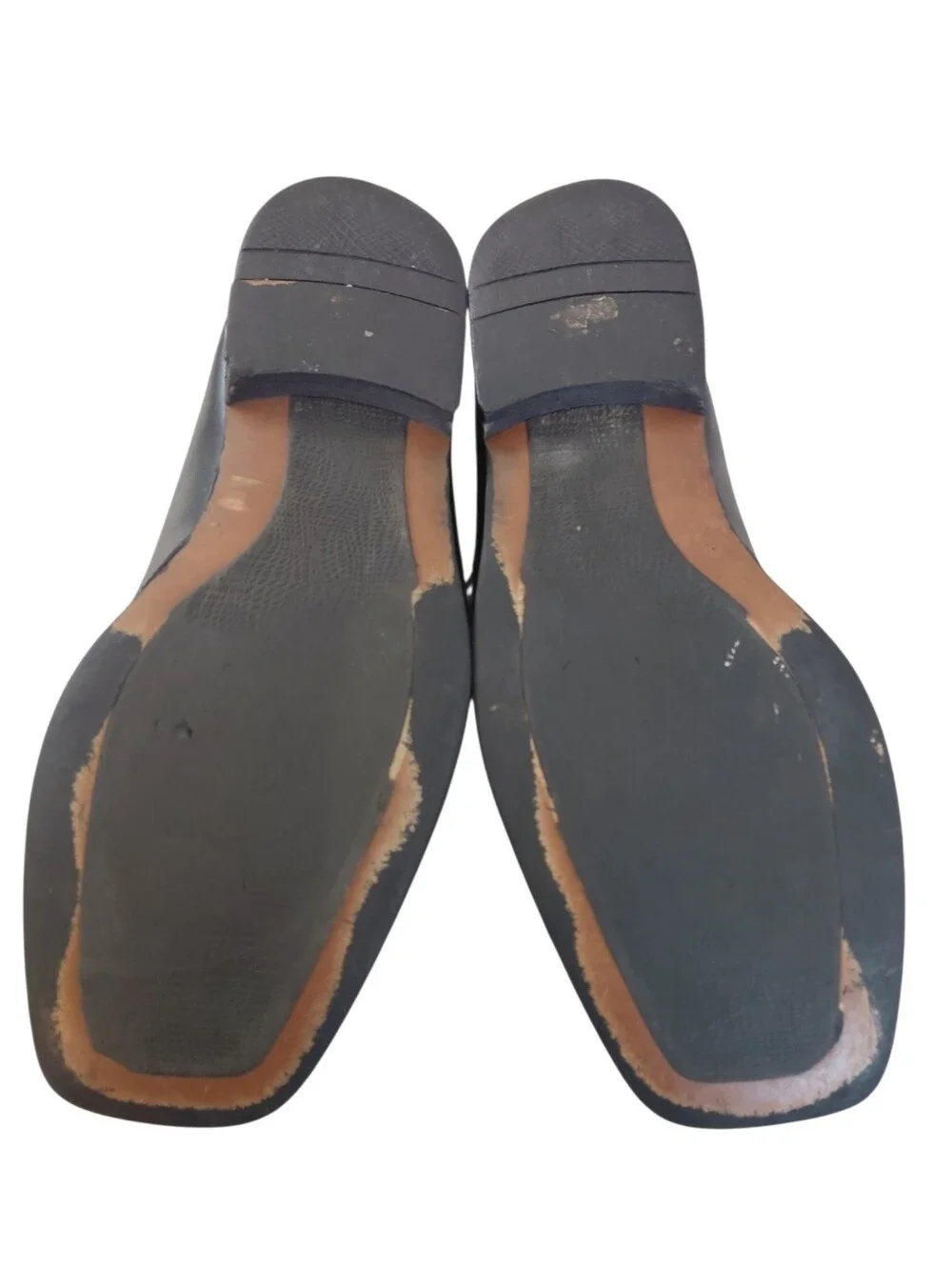 Cabke & Co. Terry Black Leather Monk Strap Dress Shoes Size 10.5
